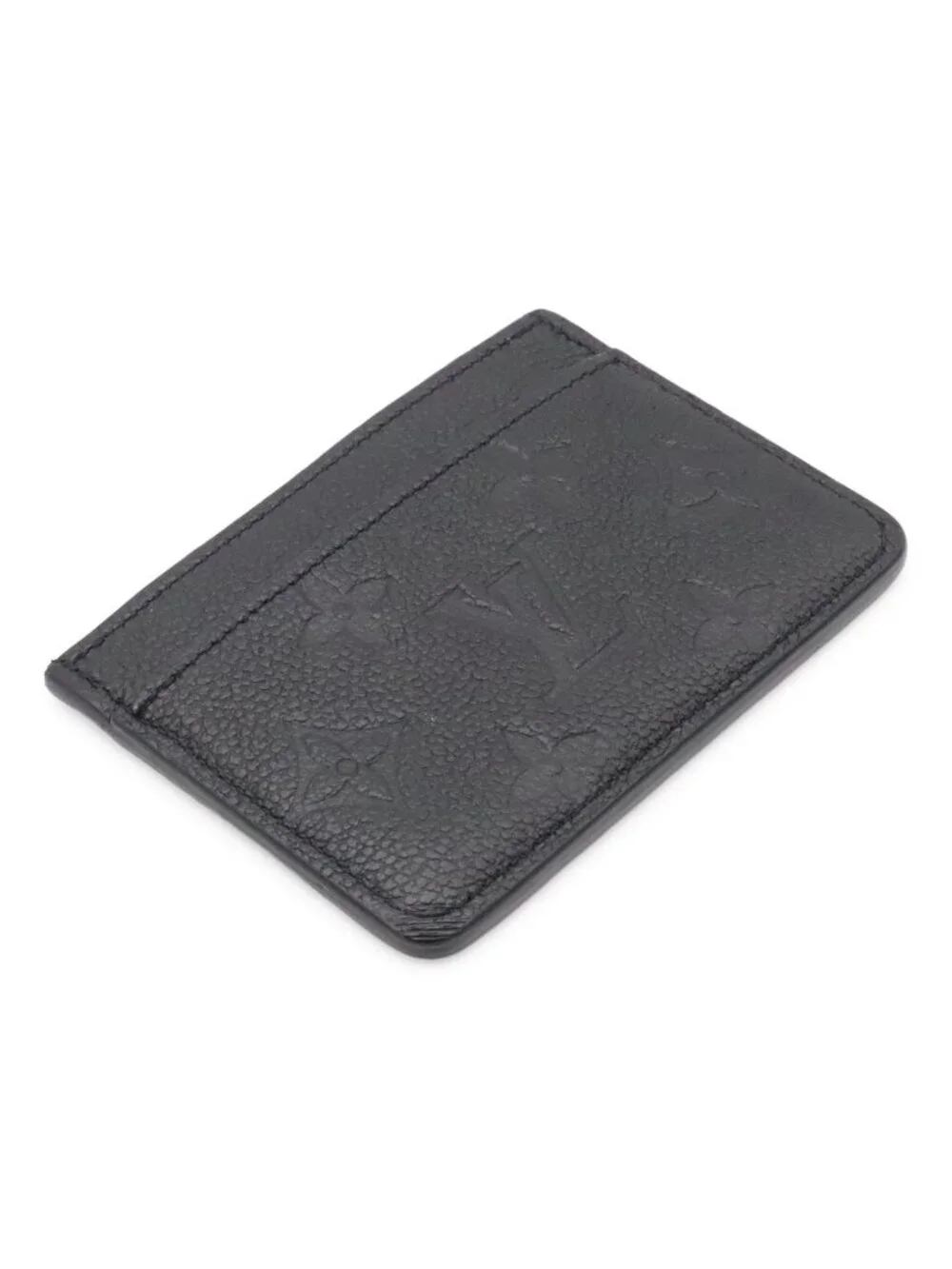 Louis Vuitton Monogram Empreinte Card Holder Sample Case Business Noir Black